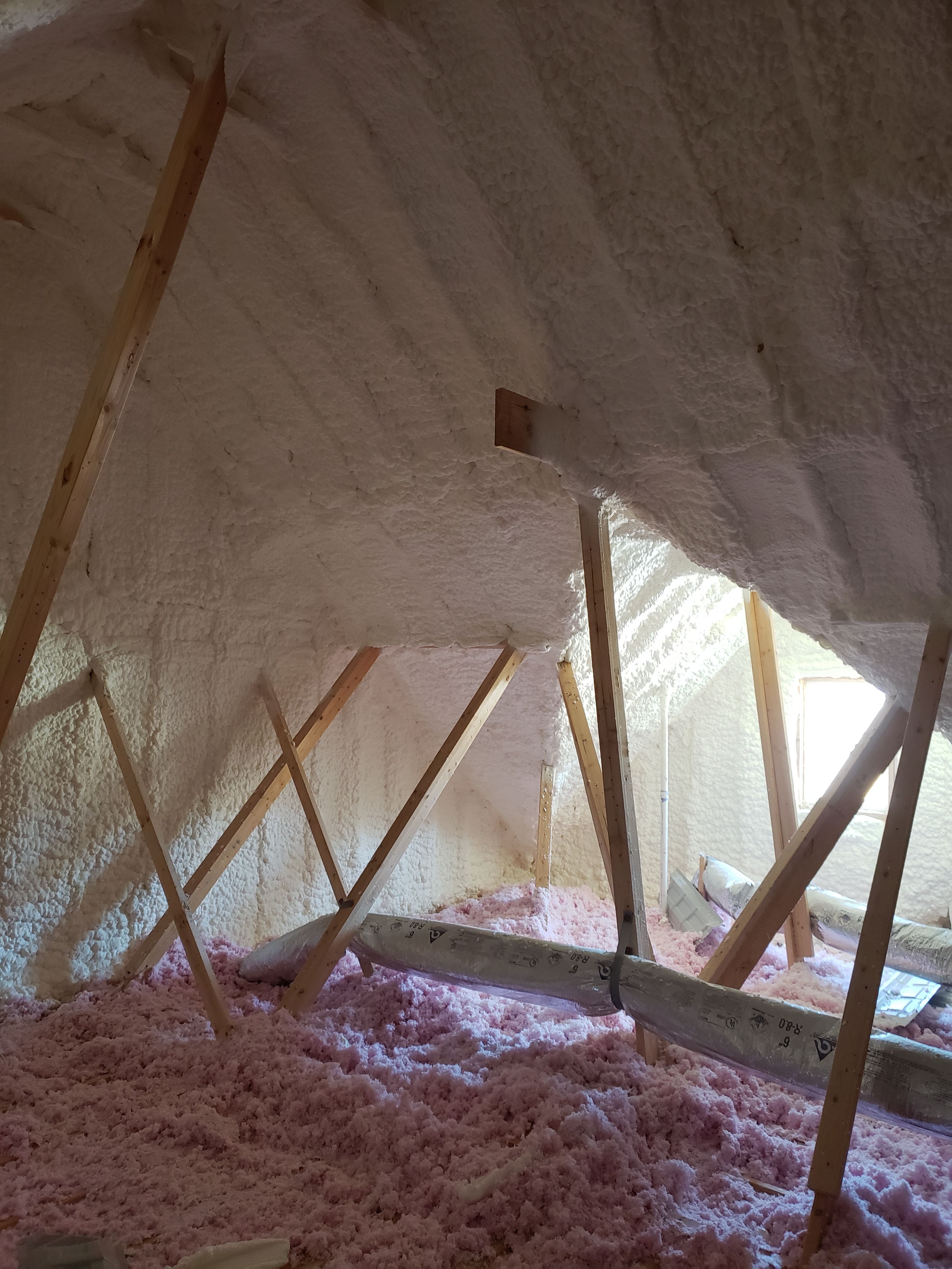 Attic Spray Foam Installation