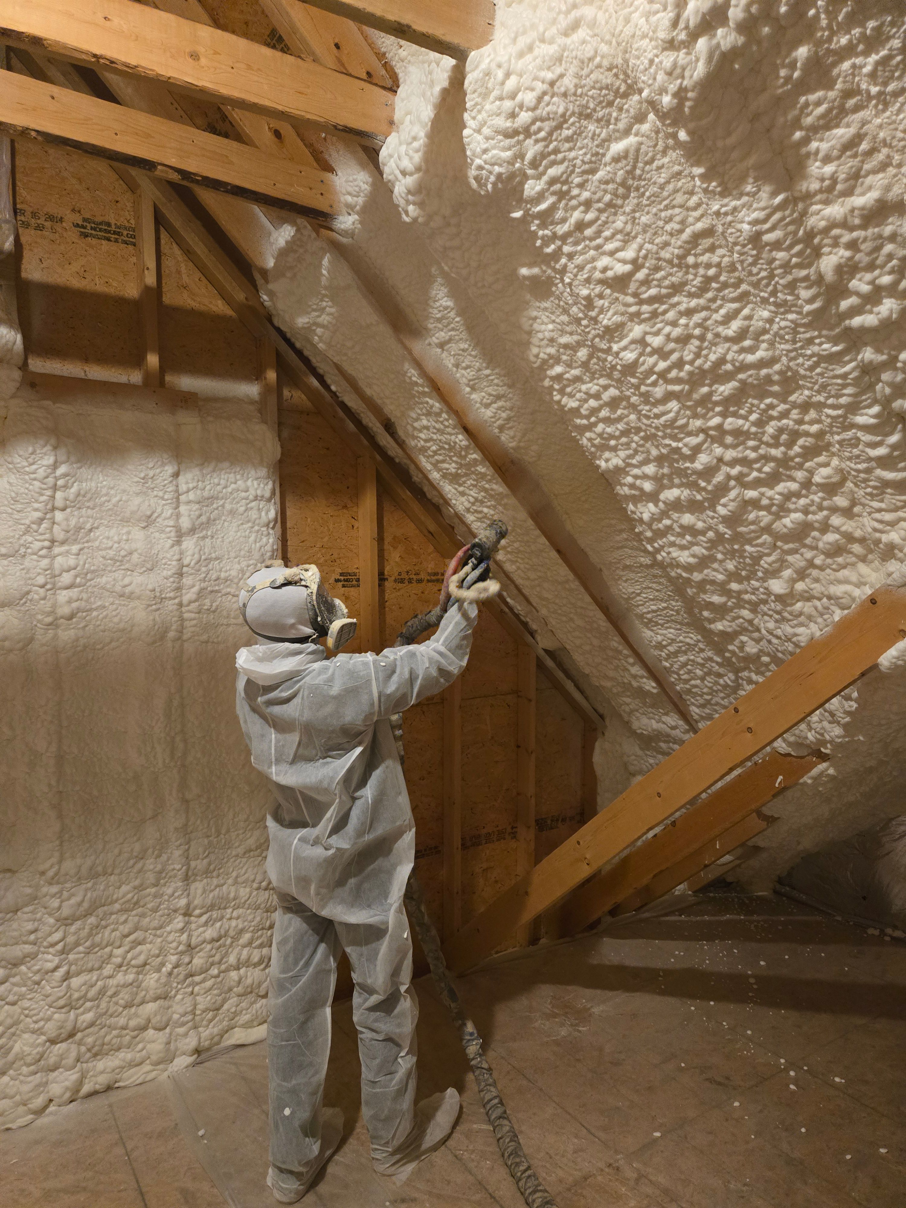 Attic Spray Foam Installation