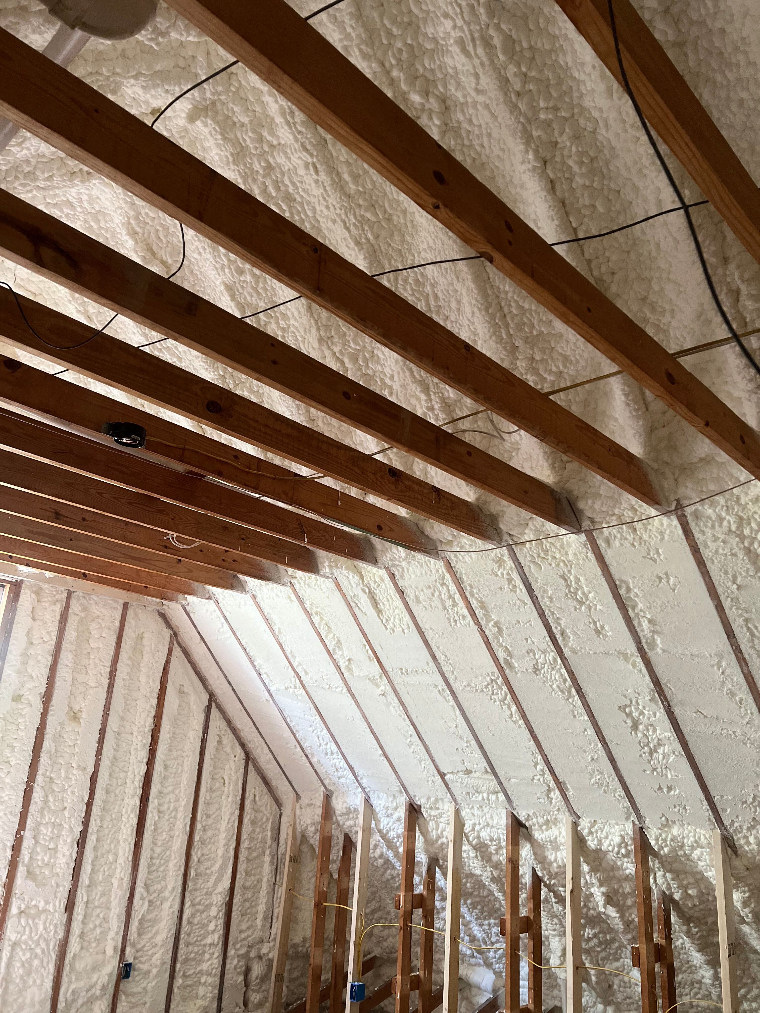 Attic Spray Foam Installation